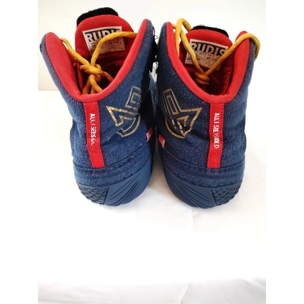 Rudis Jordan Burrough JB1 Wrestling Boxing Combat Sports MMA Navy Shoes Men 13*